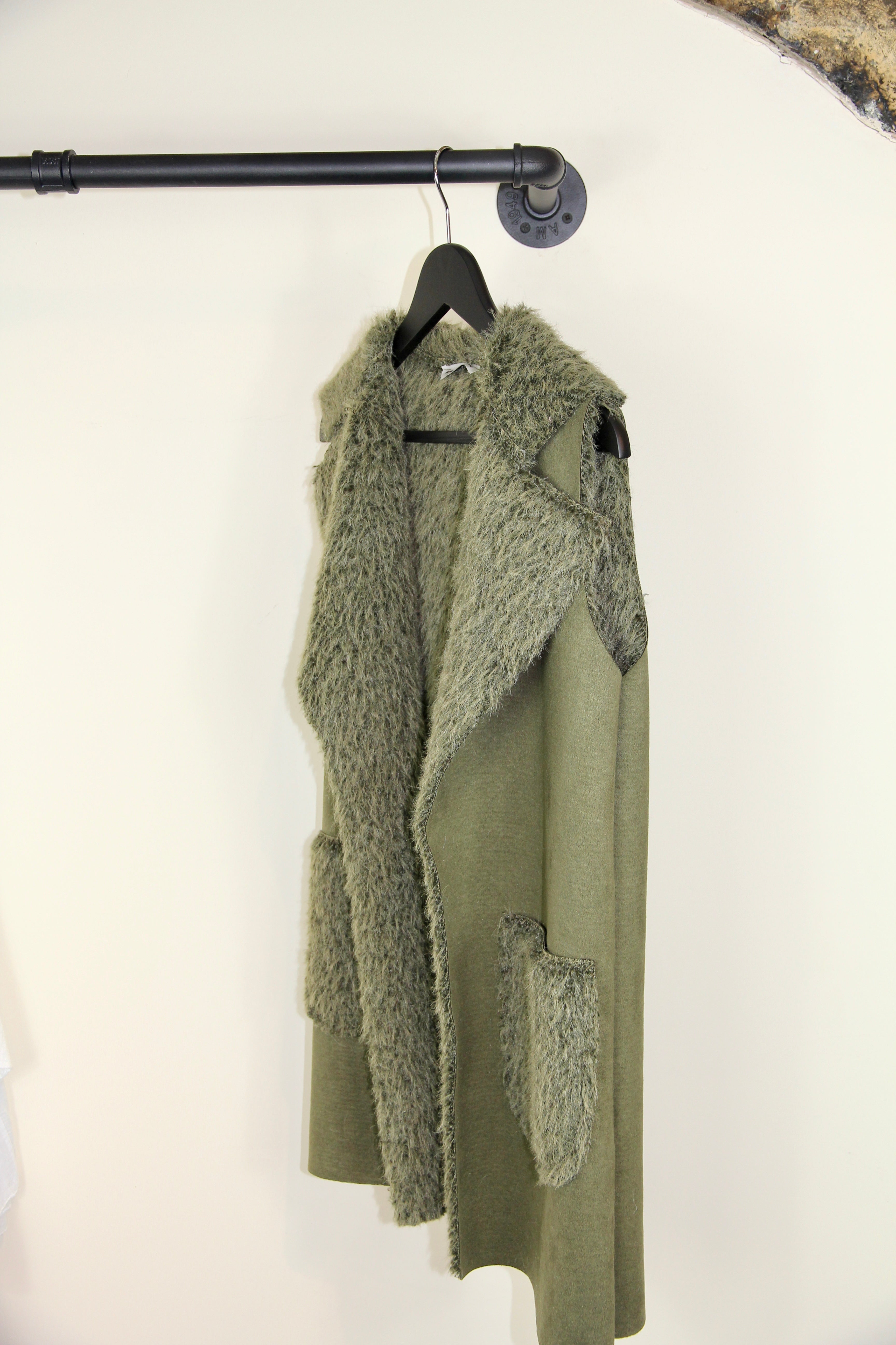 Suede Effect Gilet