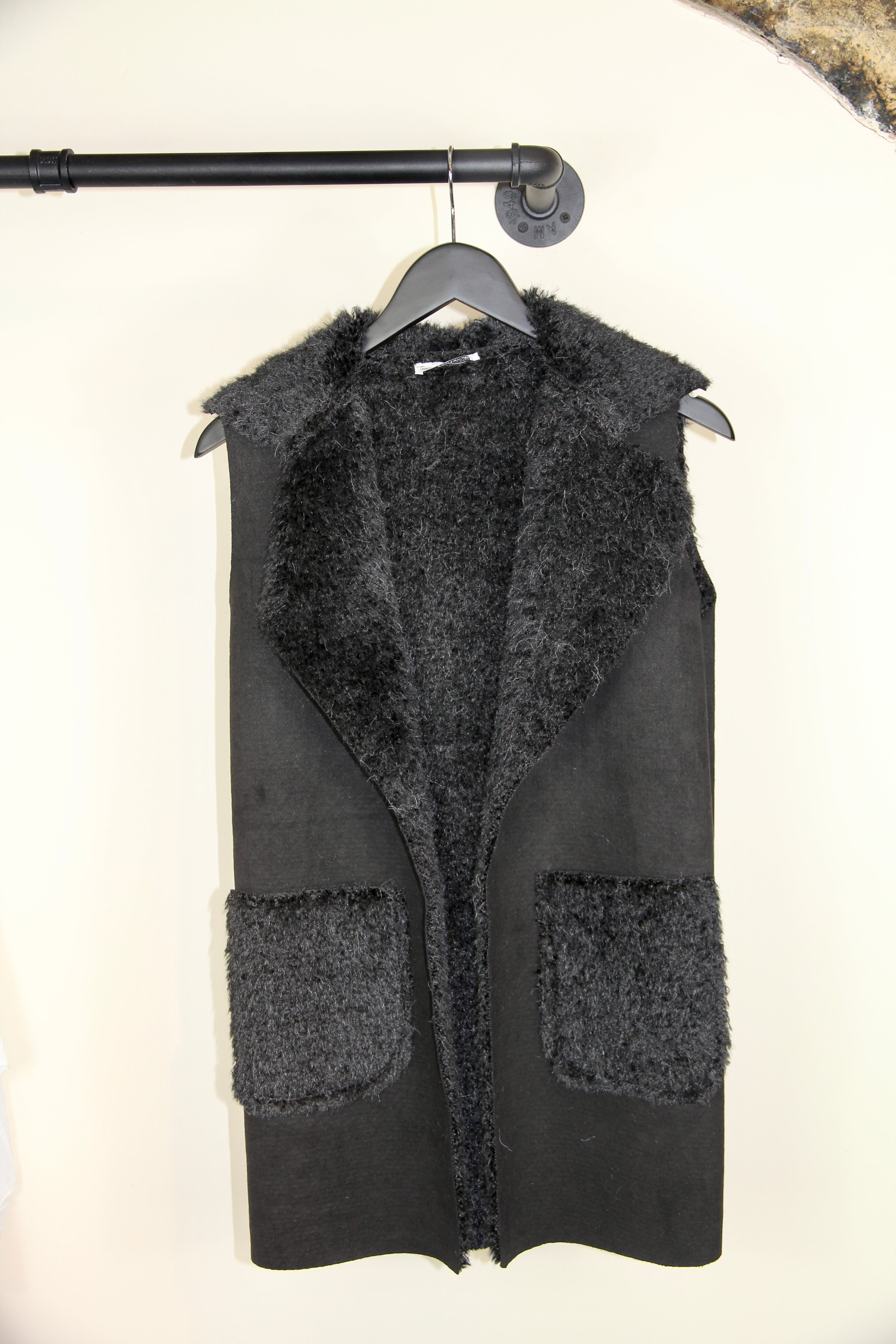 Suede Effect Gilet