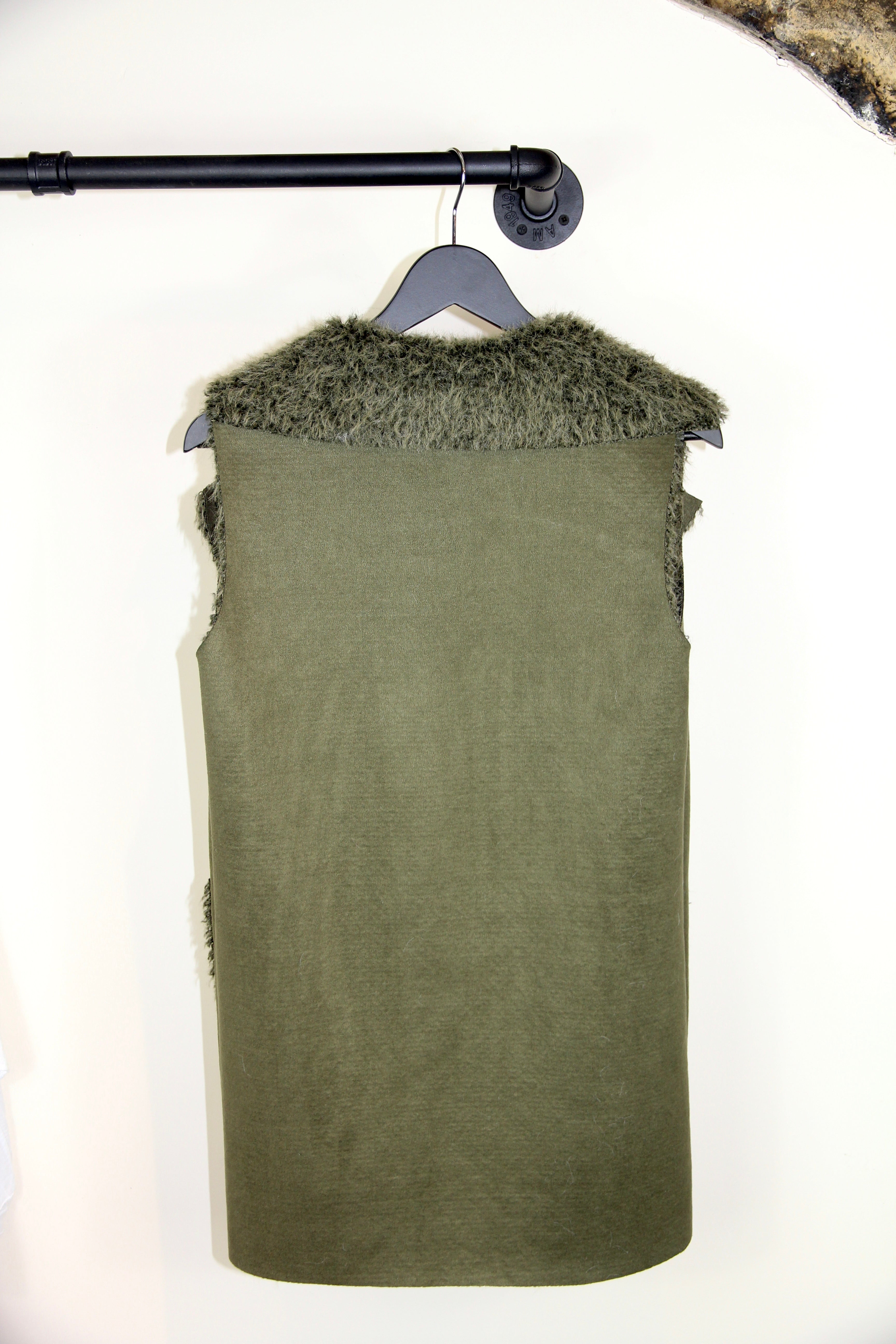 Suede Effect Gilet