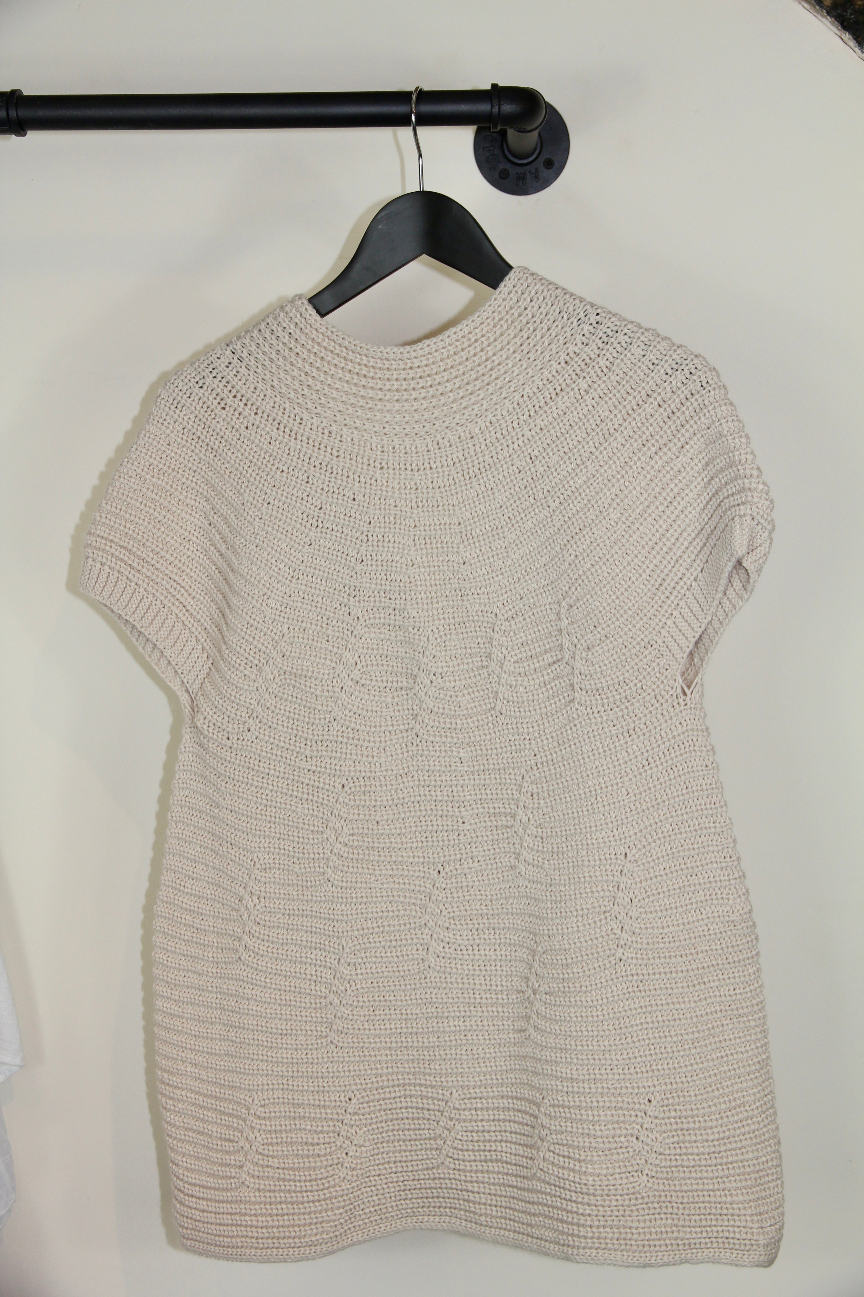 Longline Knit Cardigan Vest
