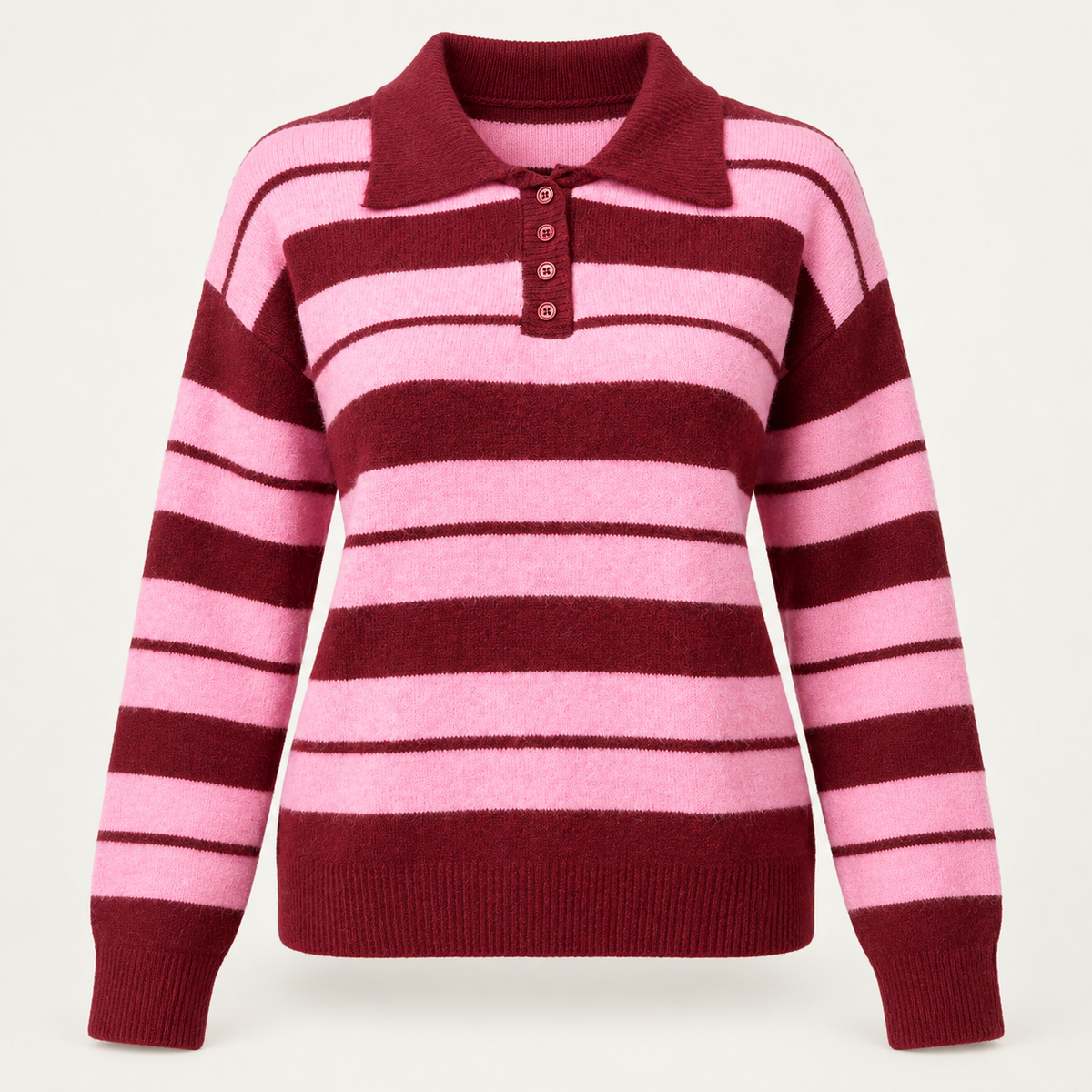 The Verbier Striped Polo Knit