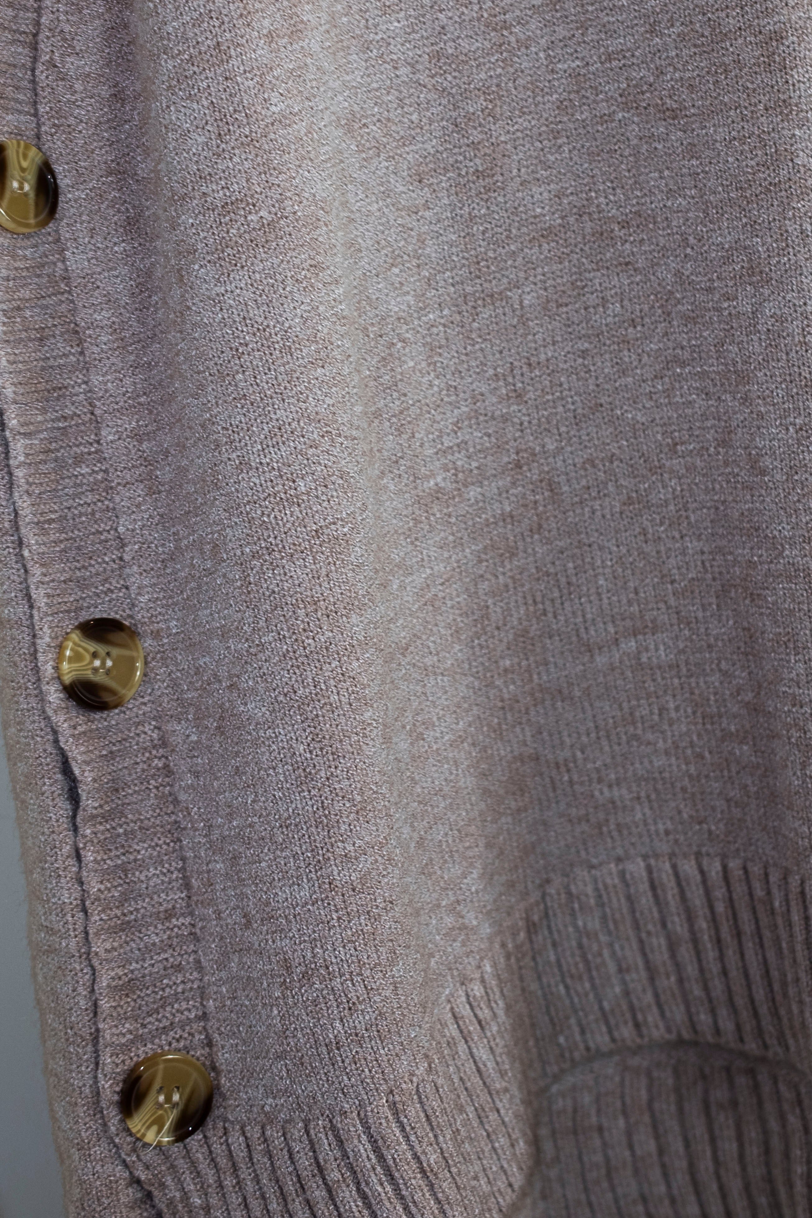 Sleeveless Knit Button Vest