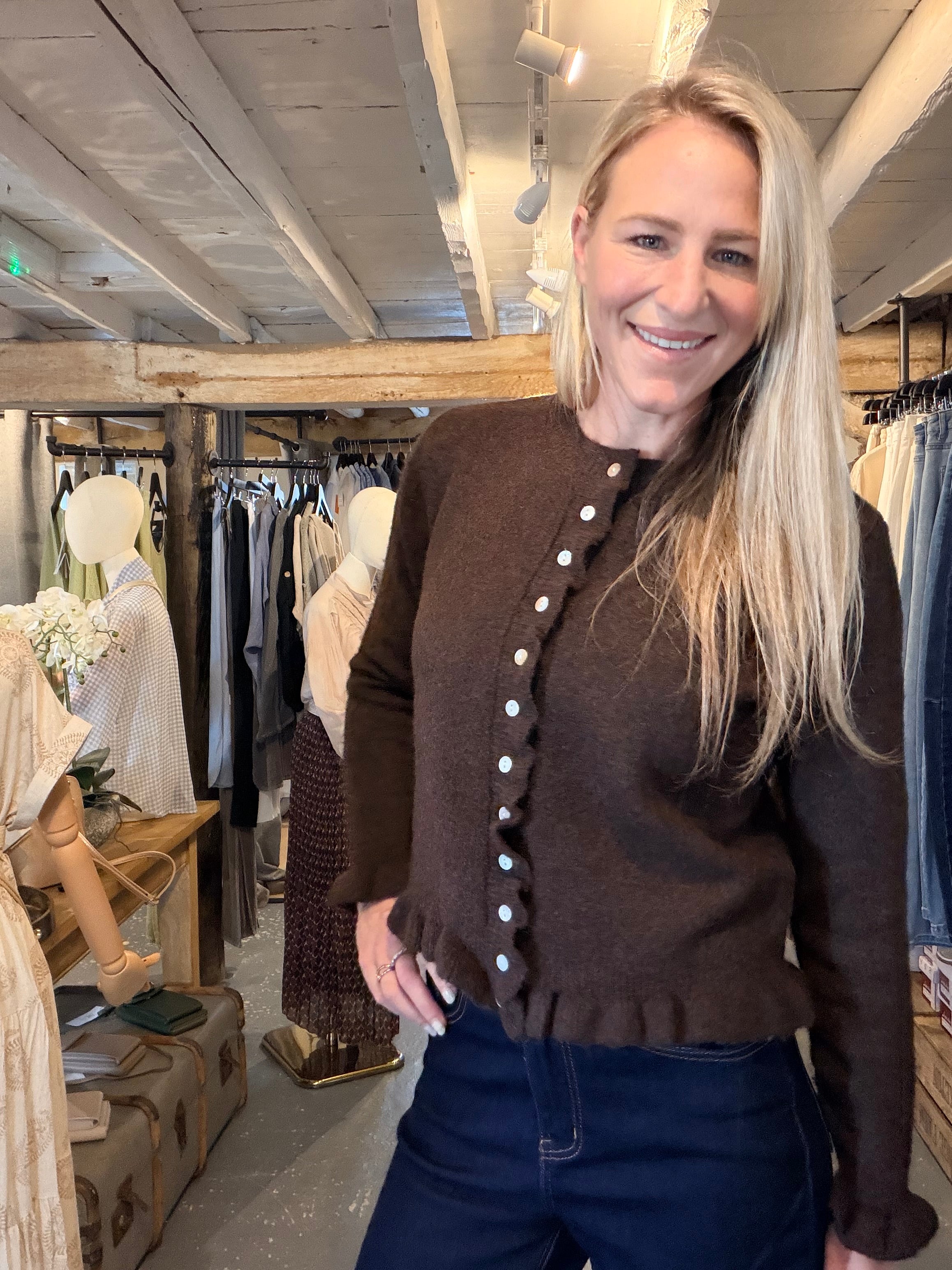 The Clementine Frill Cardigan