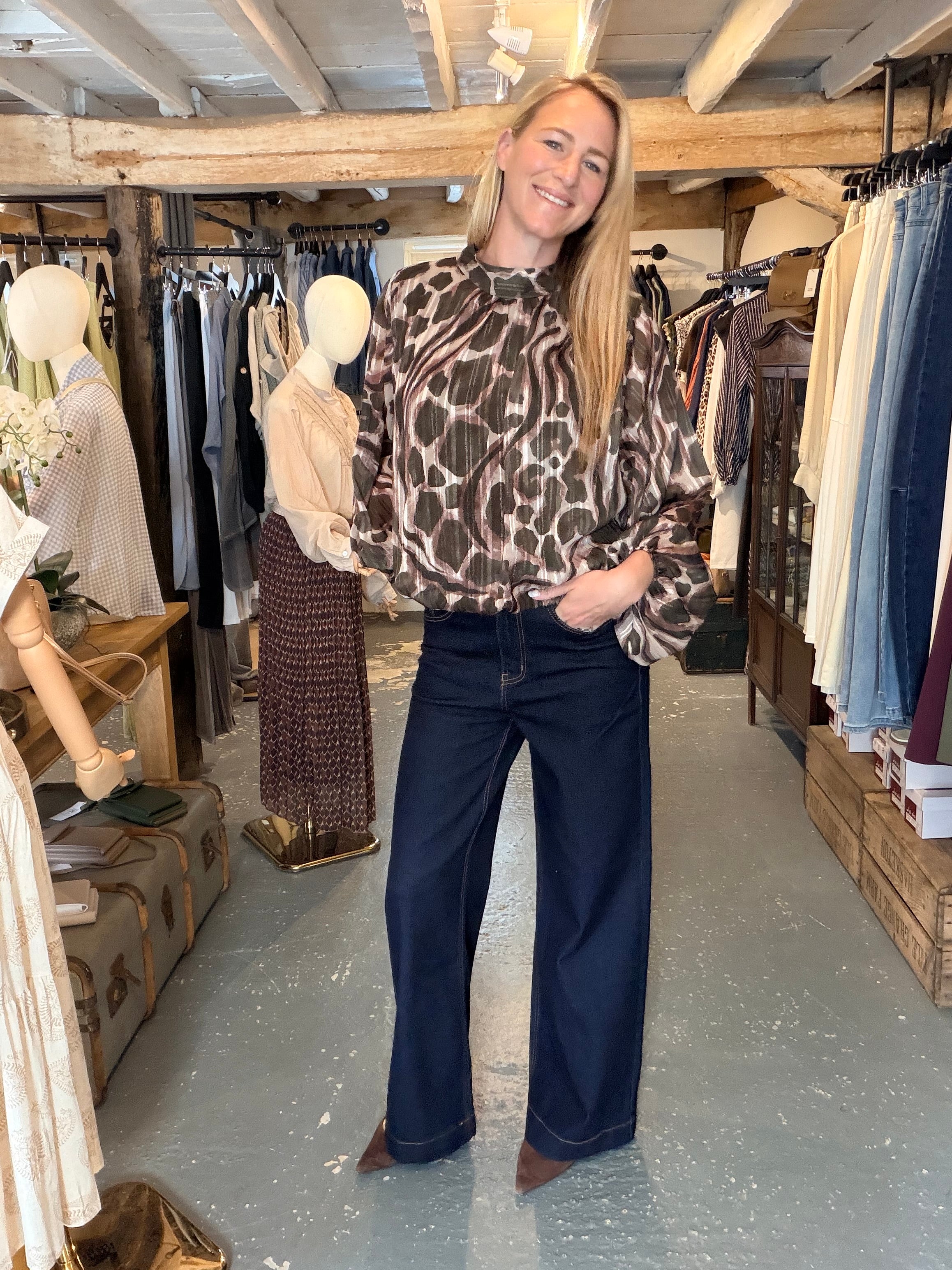 The Ottilie Print Blouse