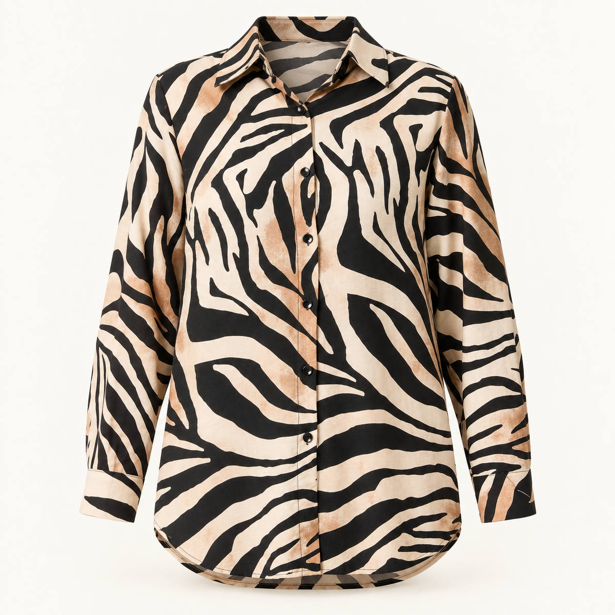 The Savannah Zebra Print Shirt