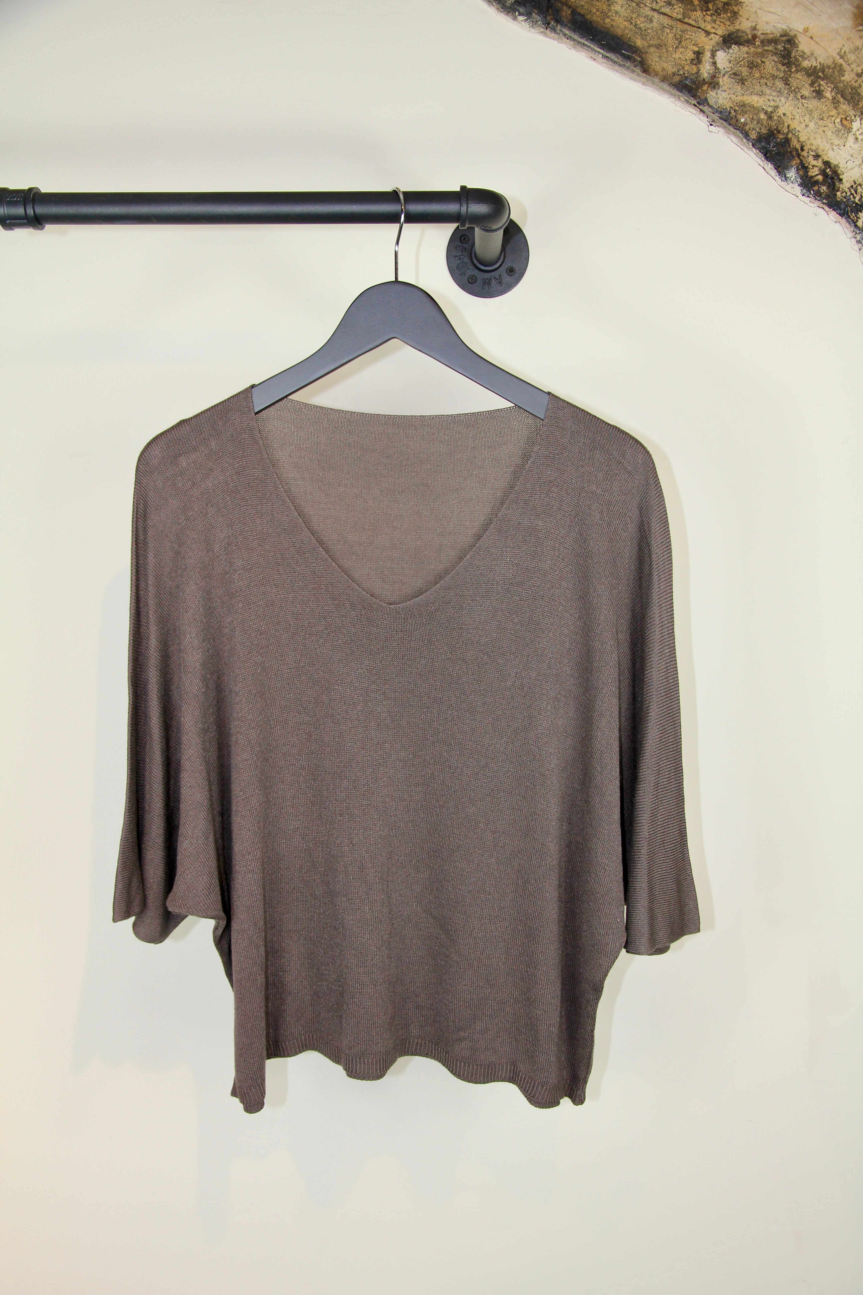 Lightweight Classic Batwing Knit Top