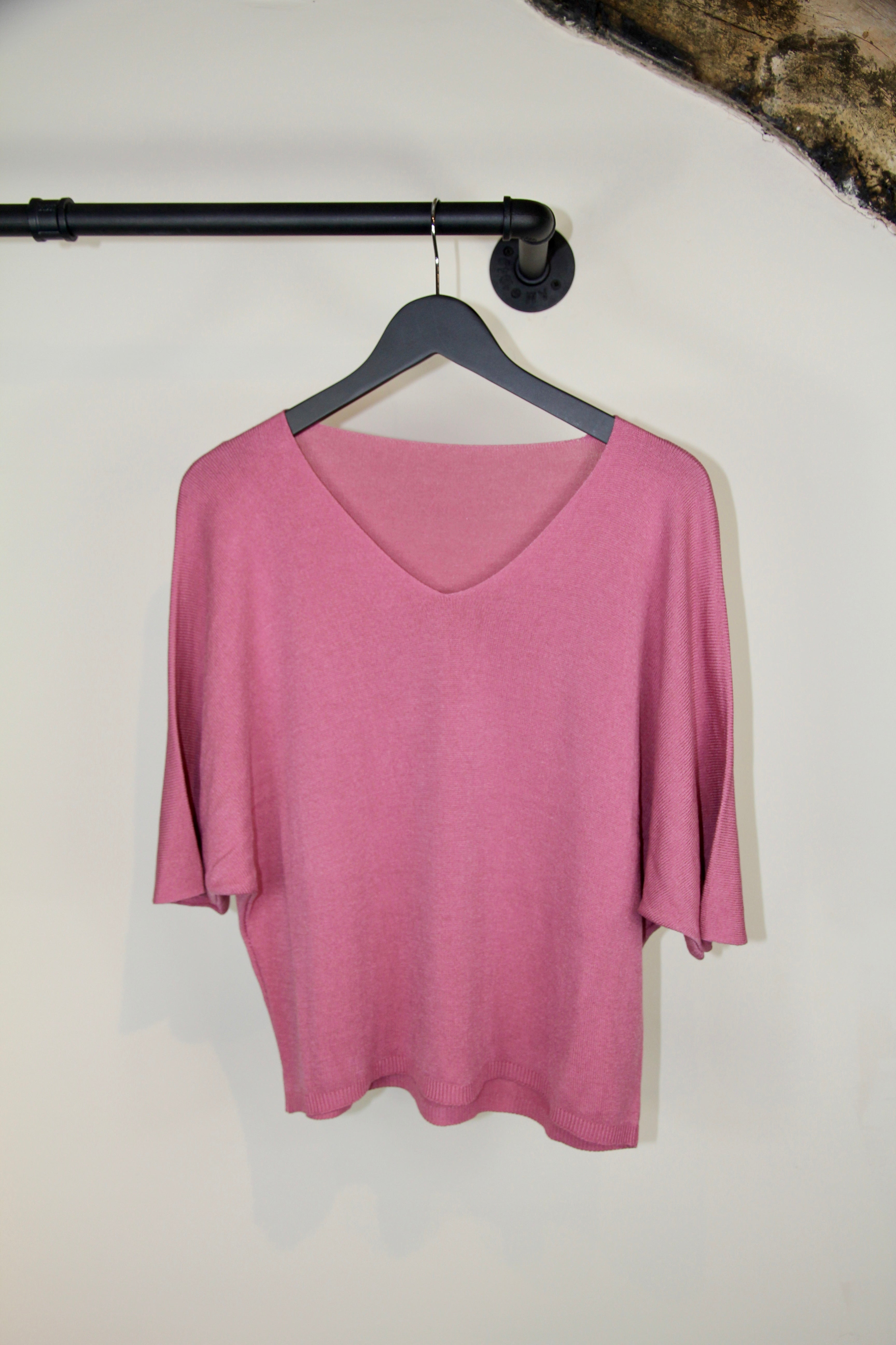 Lightweight Classic Batwing Knit Top