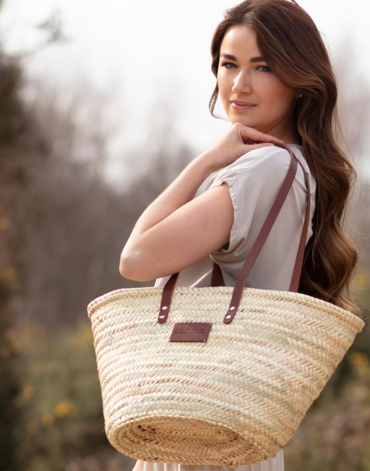 The Hampshire Basket Bag with Zip