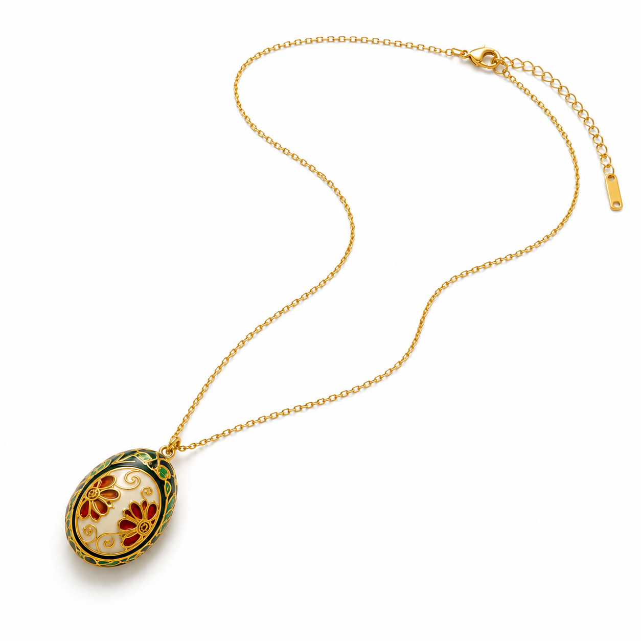 The Imperial Egg Necklace | Ivory Garden