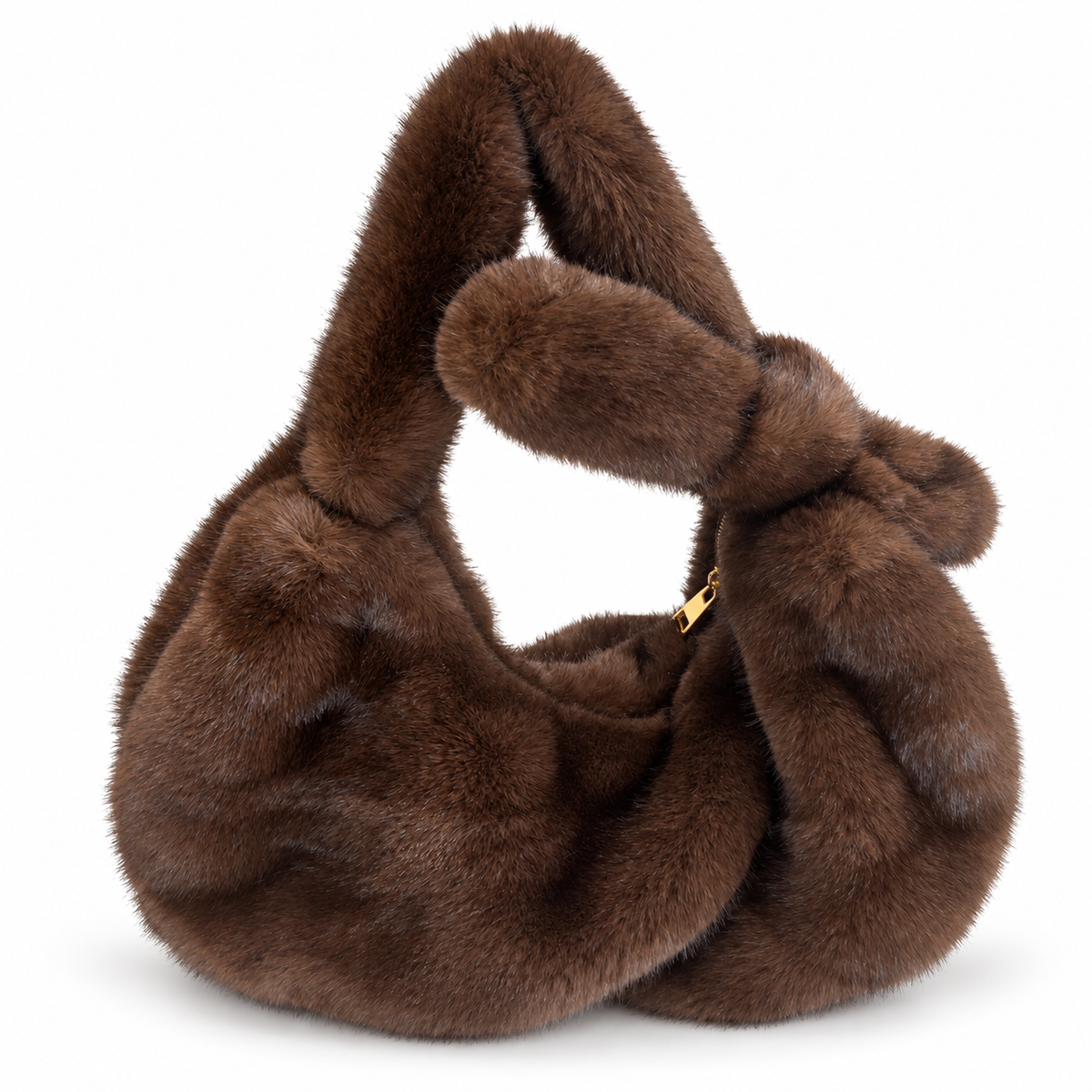 The Marnie Faux Fur Bow Bag