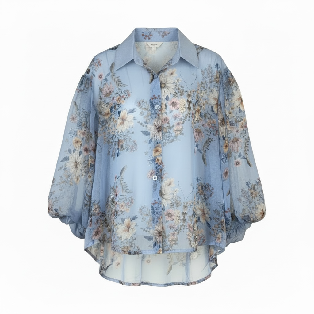 Floral Chiffon Blouse