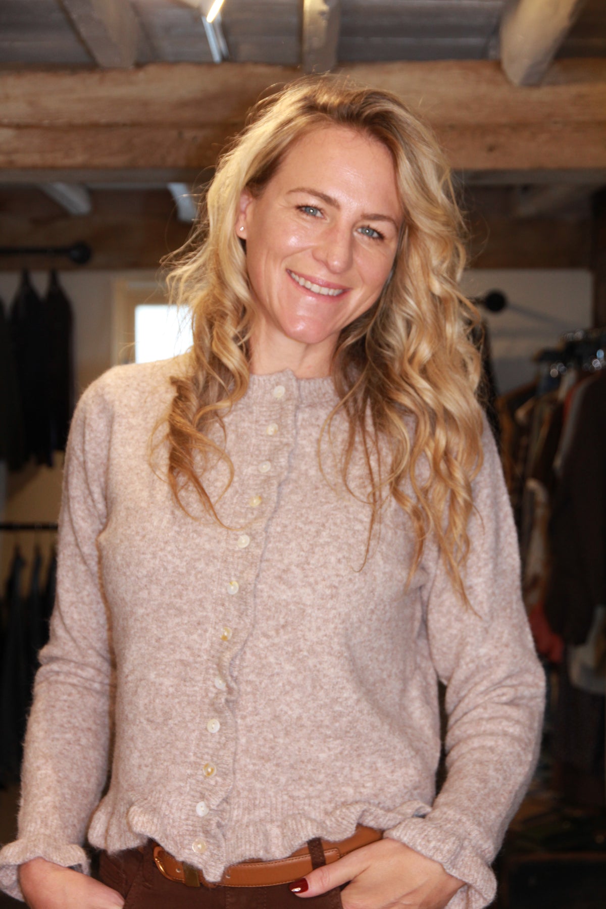 The Clementine Frill Cardigan