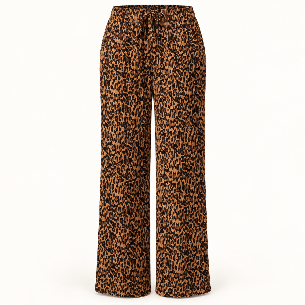 The Marais Leopard Wide-Leg Trousers