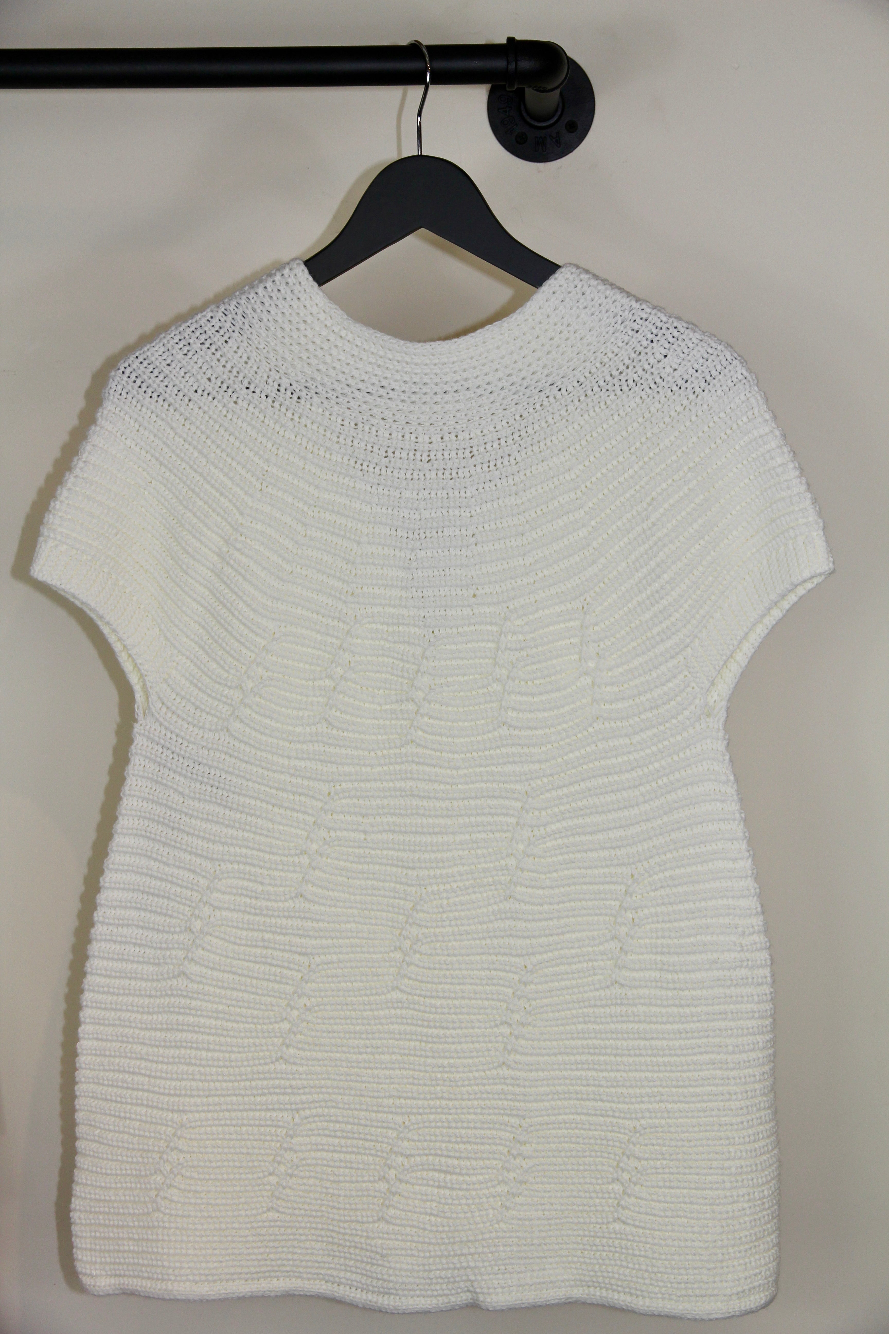 Longline Knit Cardigan Vest