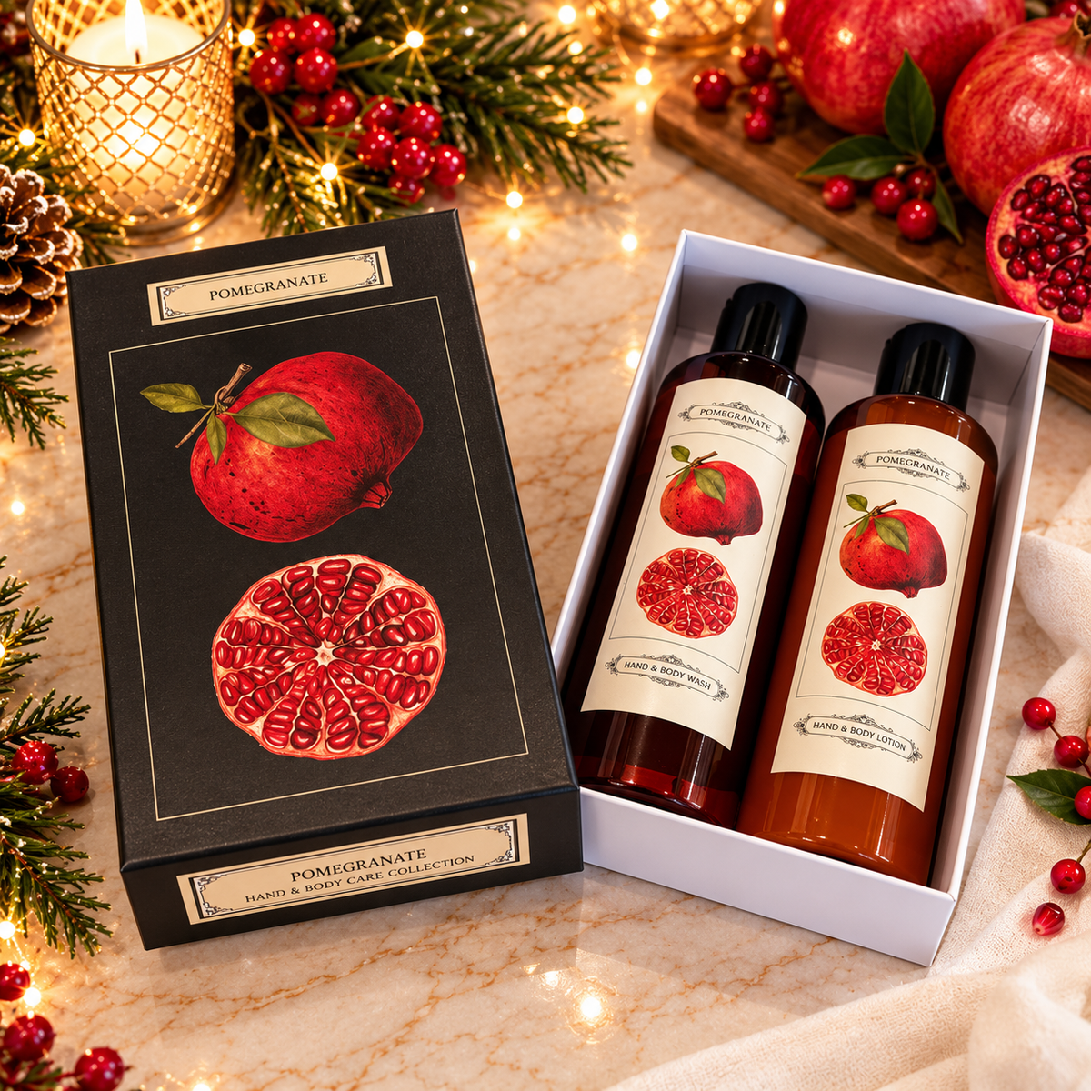 Pomegranate Luxury Hand & Body Gift Set