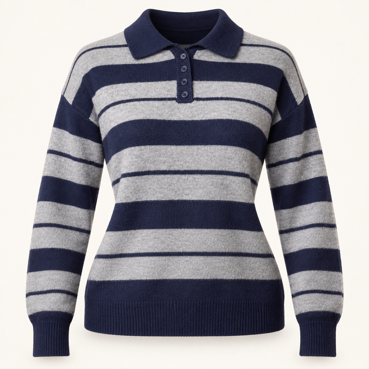 The Verbier Striped Polo Knit