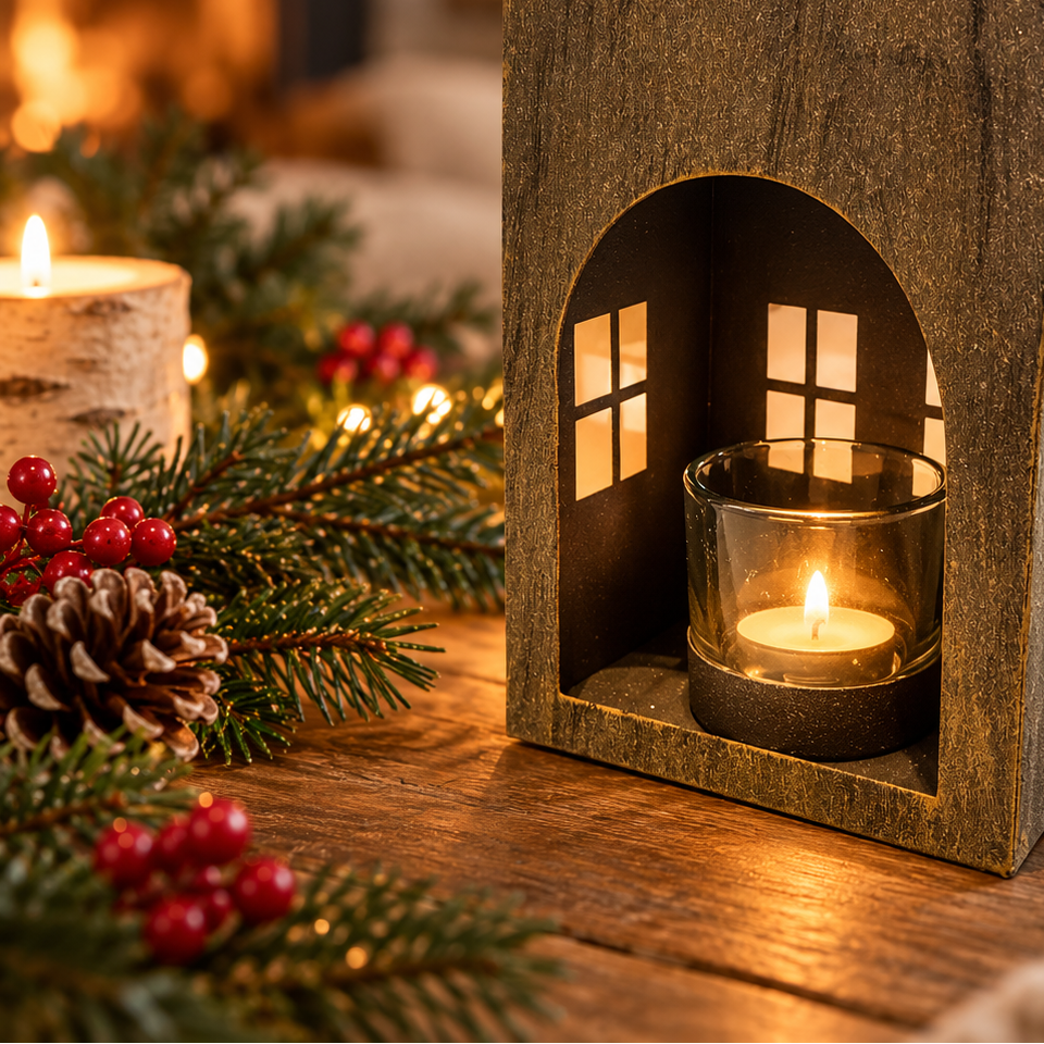 Nordic House Votive Candle Holder