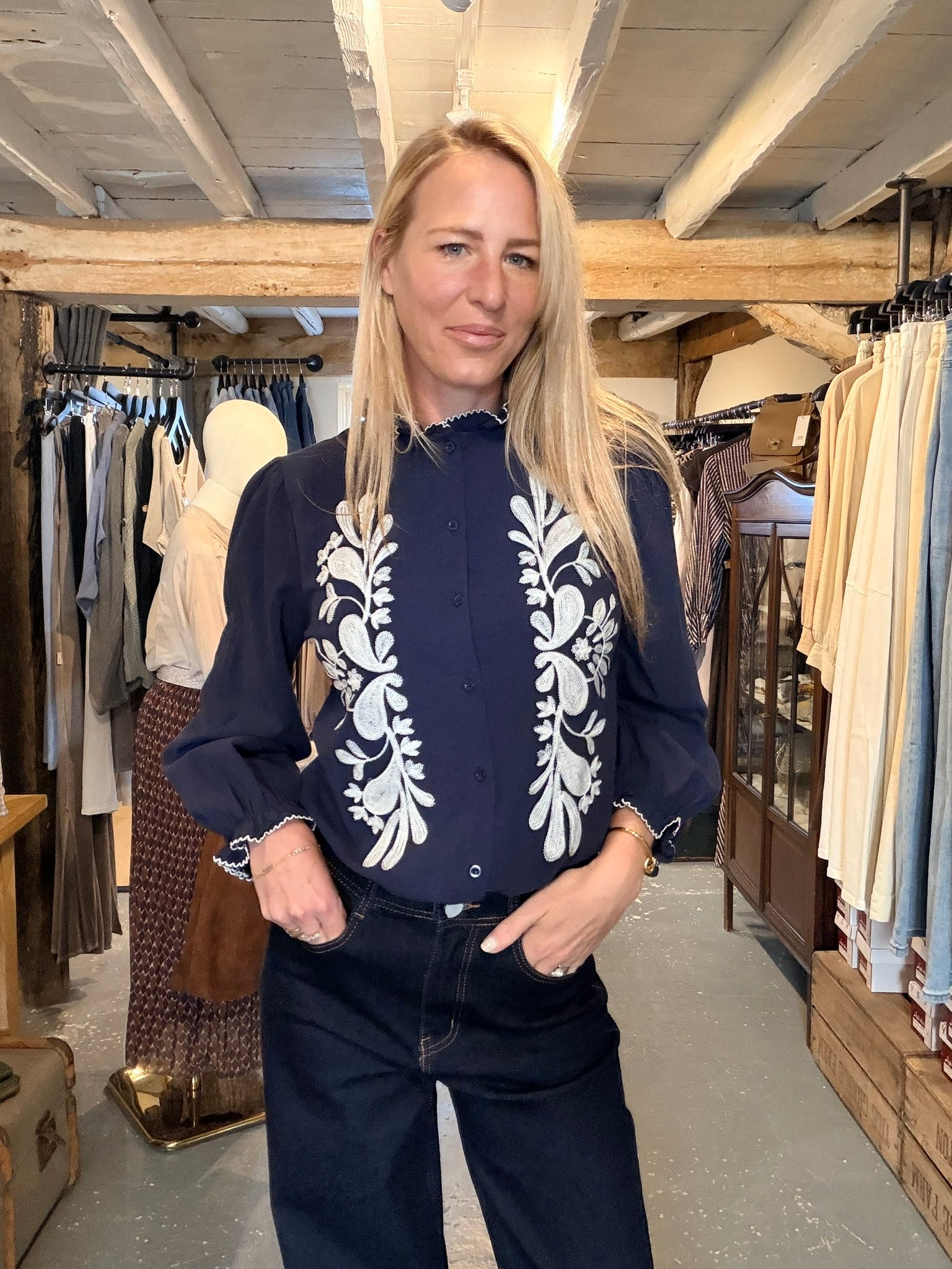 The Elodie Embroidered Shirt