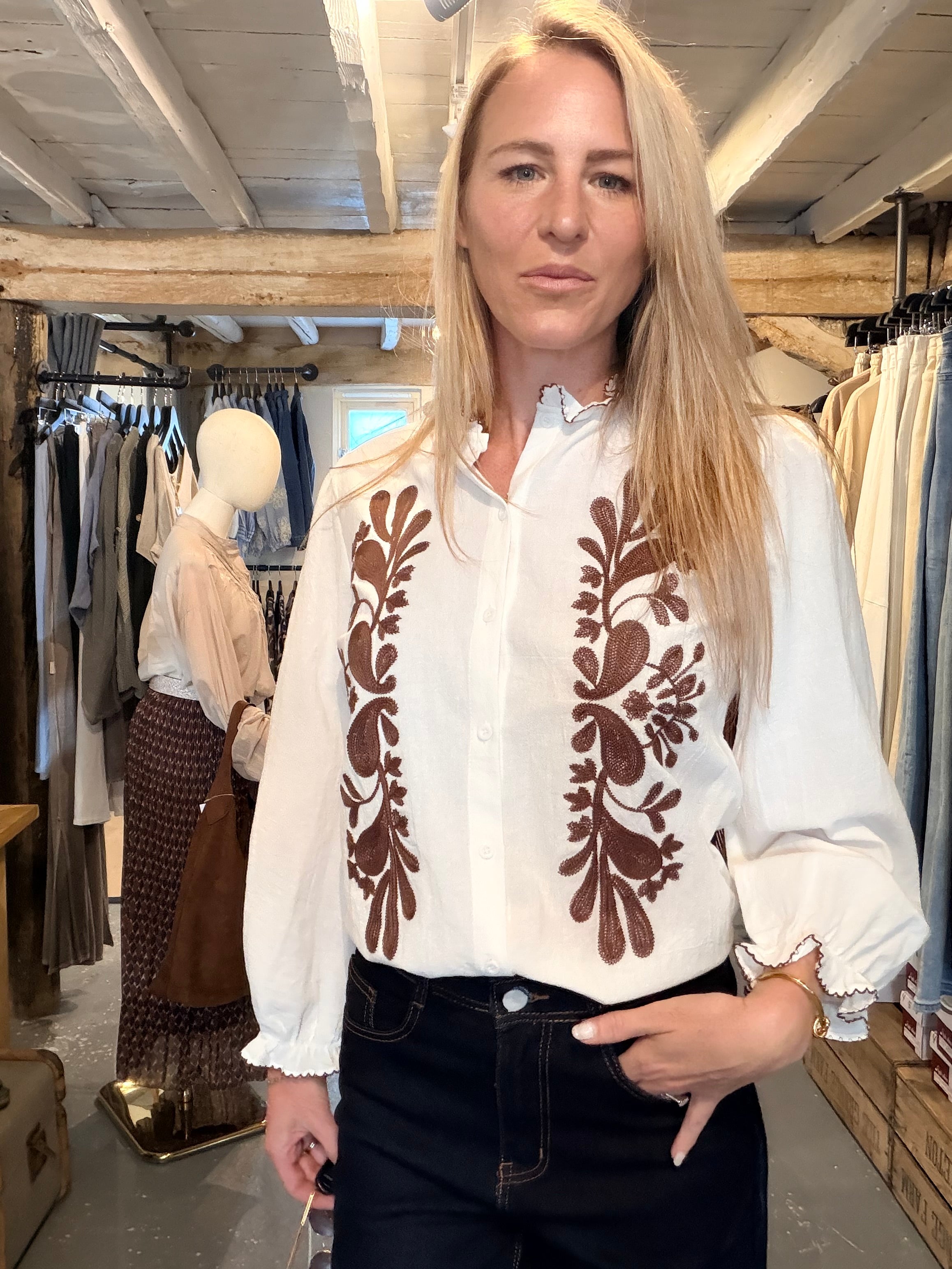 The Elodie Embroidered Shirt