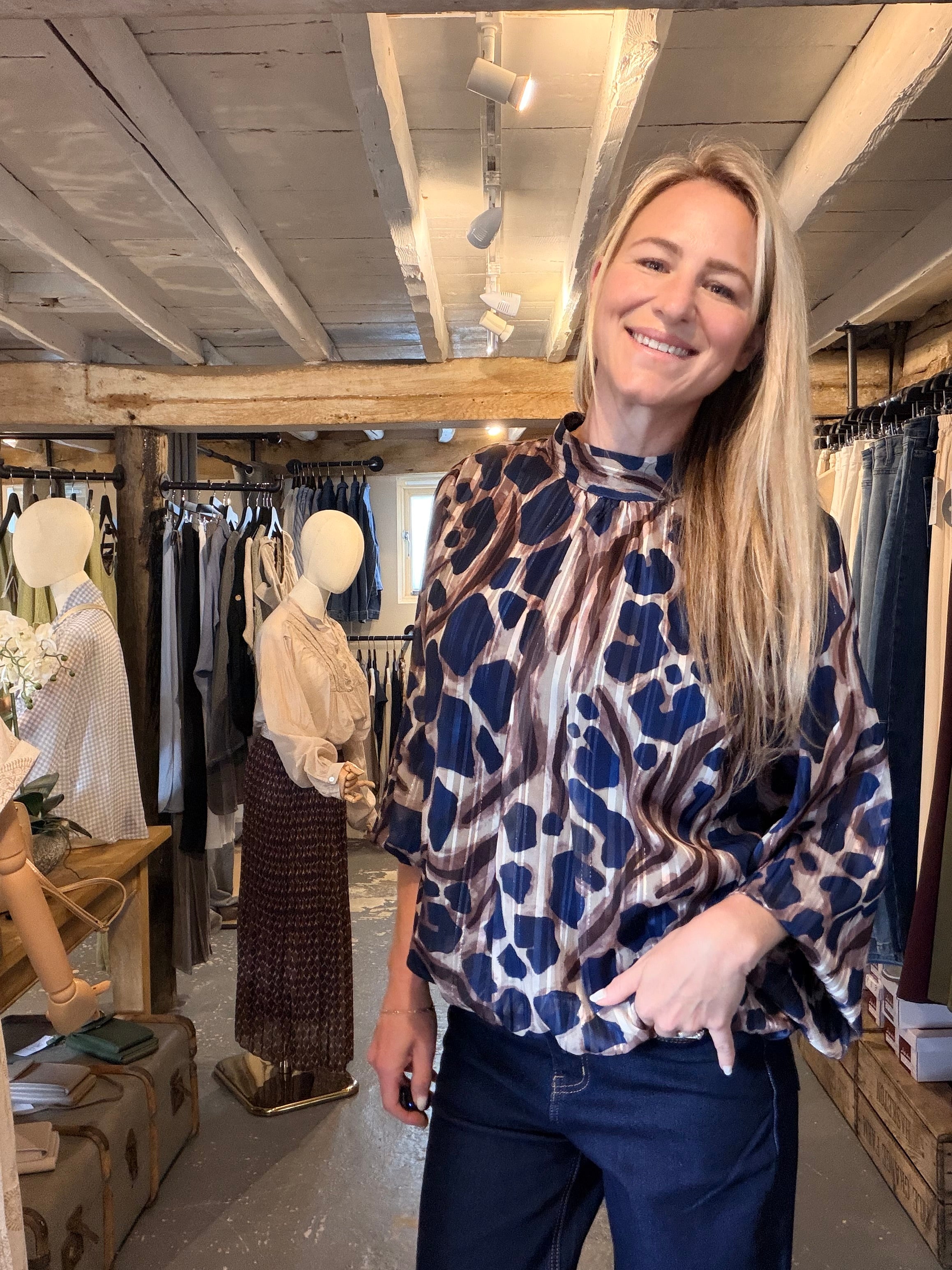 The Ottilie Print Blouse