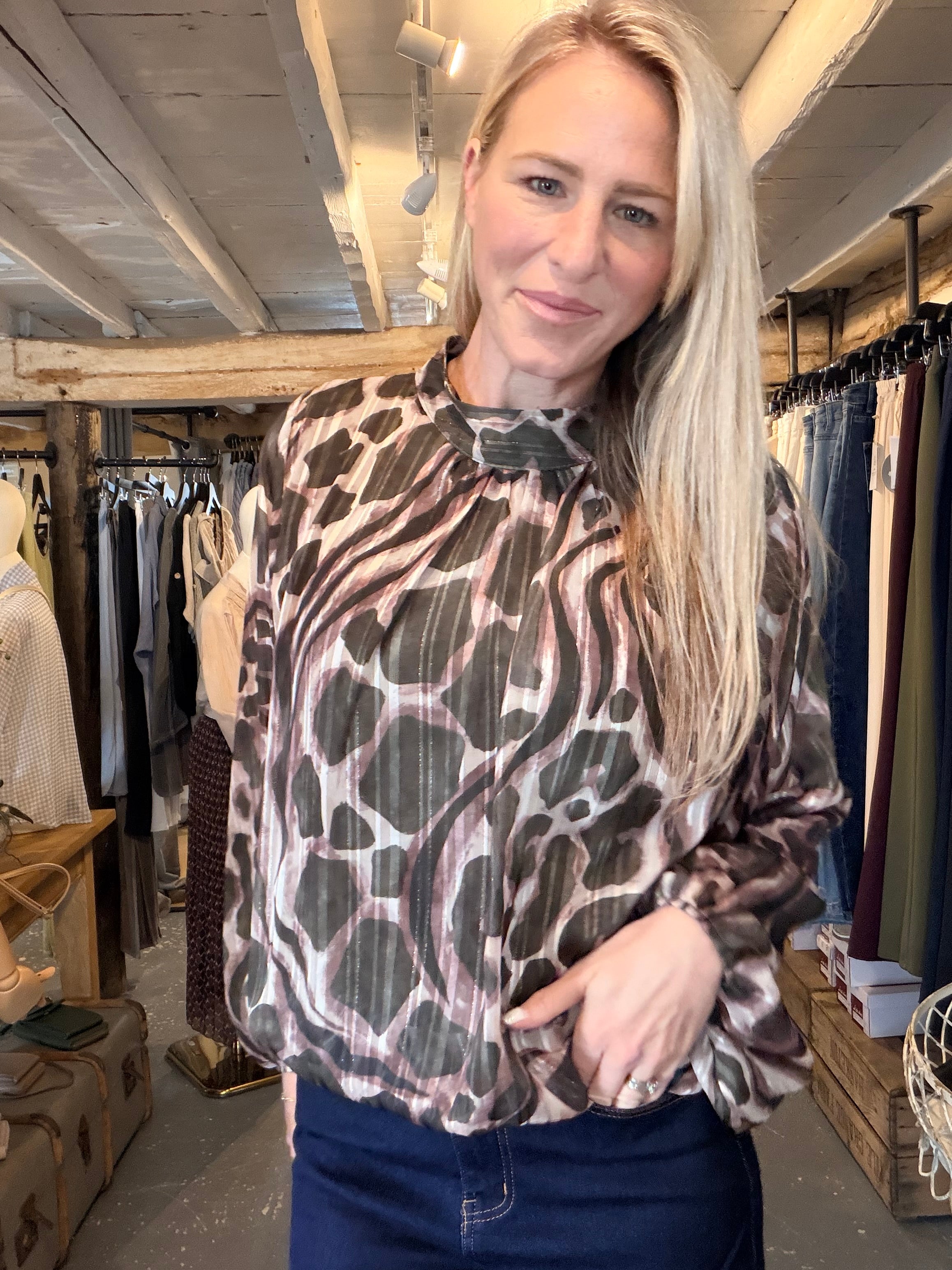 The Ottilie Print Blouse