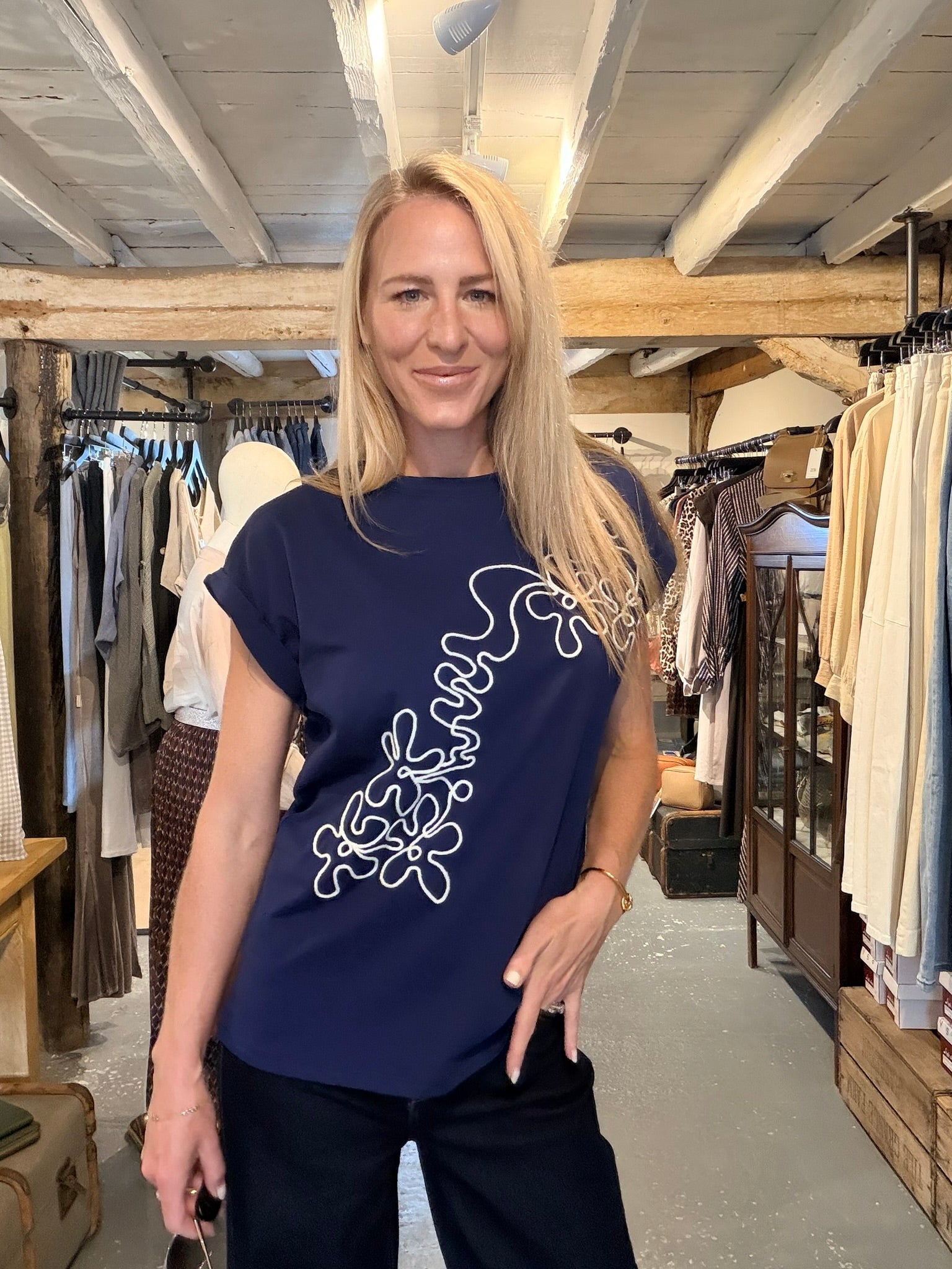 The Posy Embroidered T-Shirt