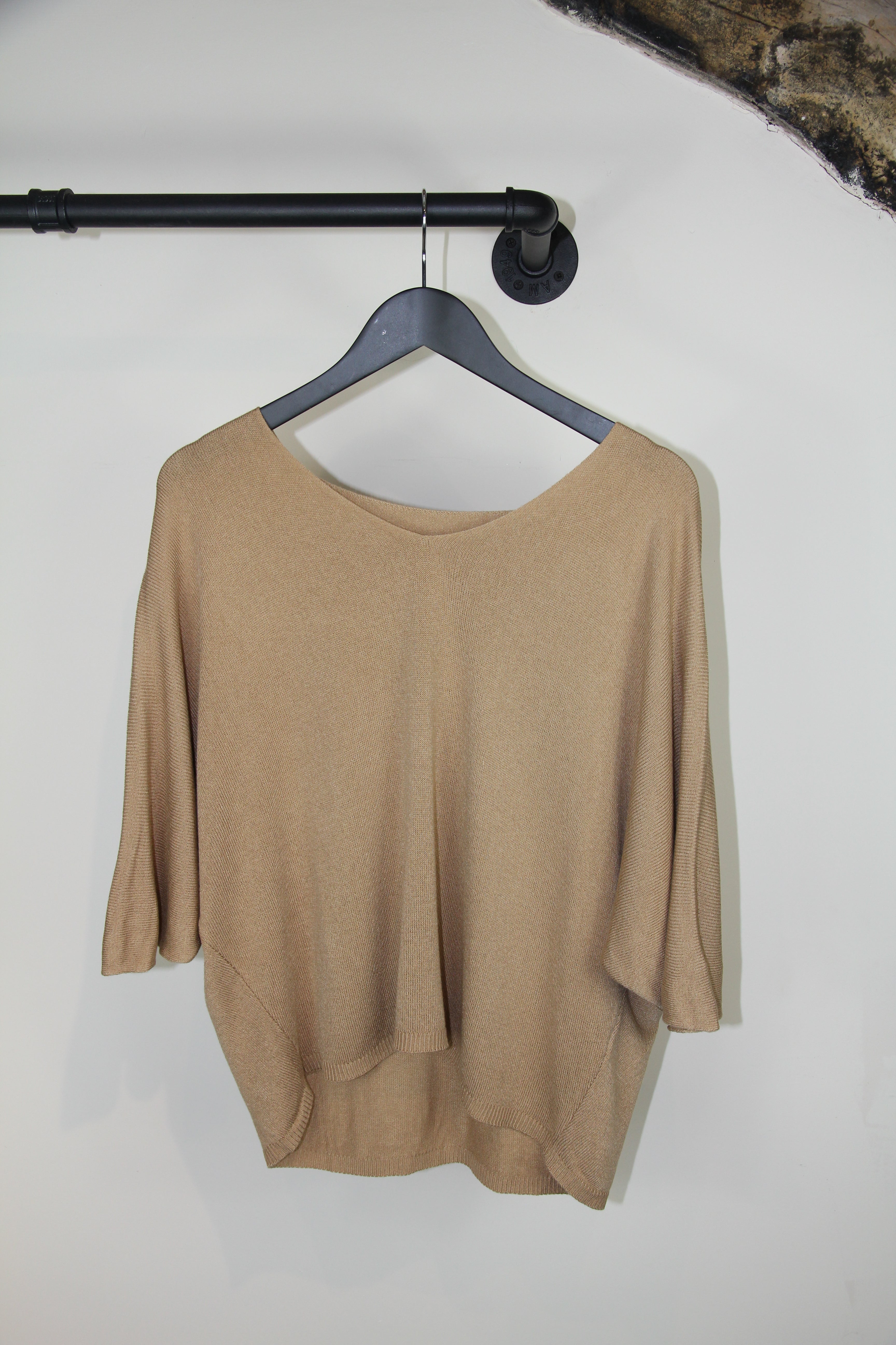 Lightweight Classic Batwing Knit Top