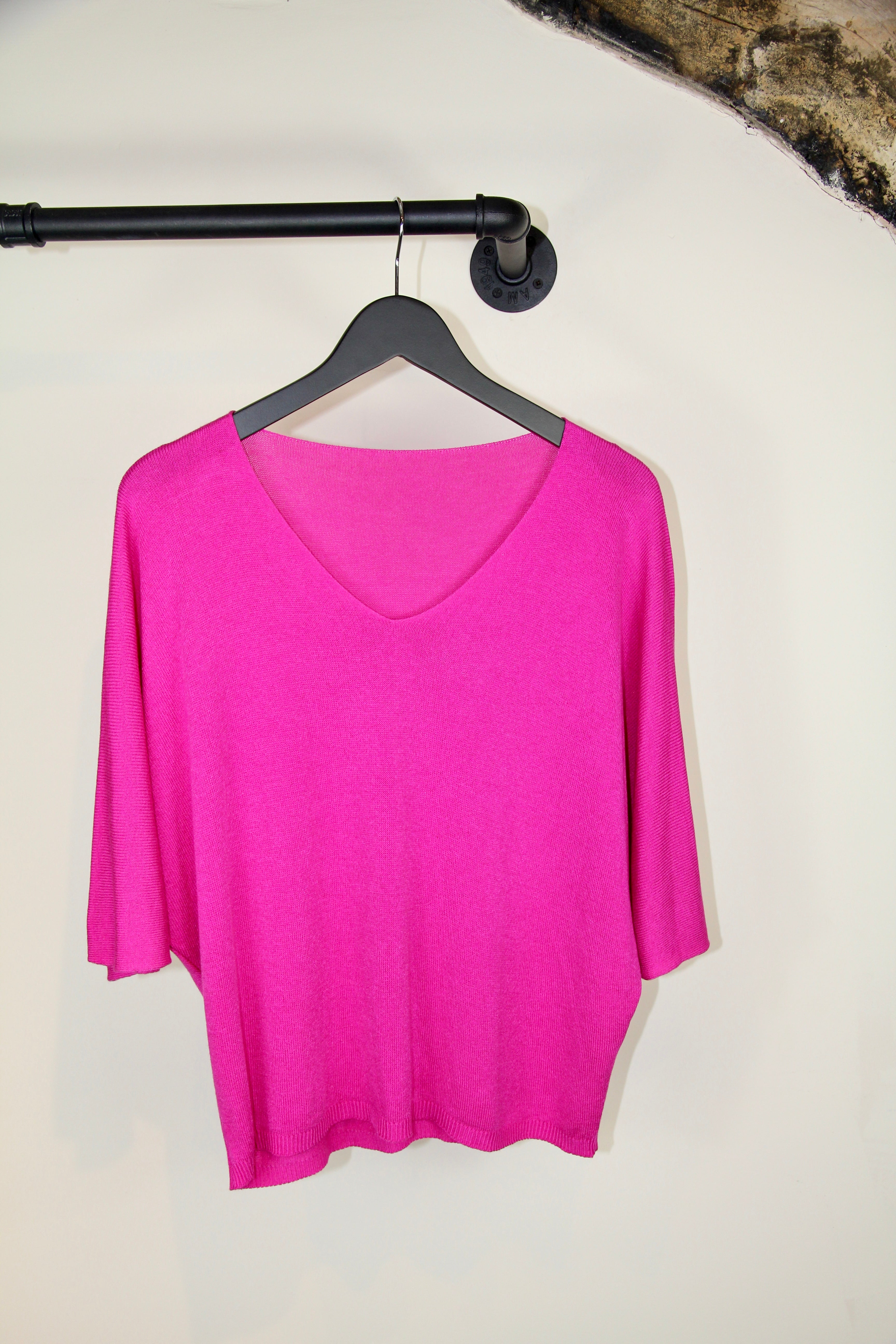 Lightweight Classic Batwing Knit Top