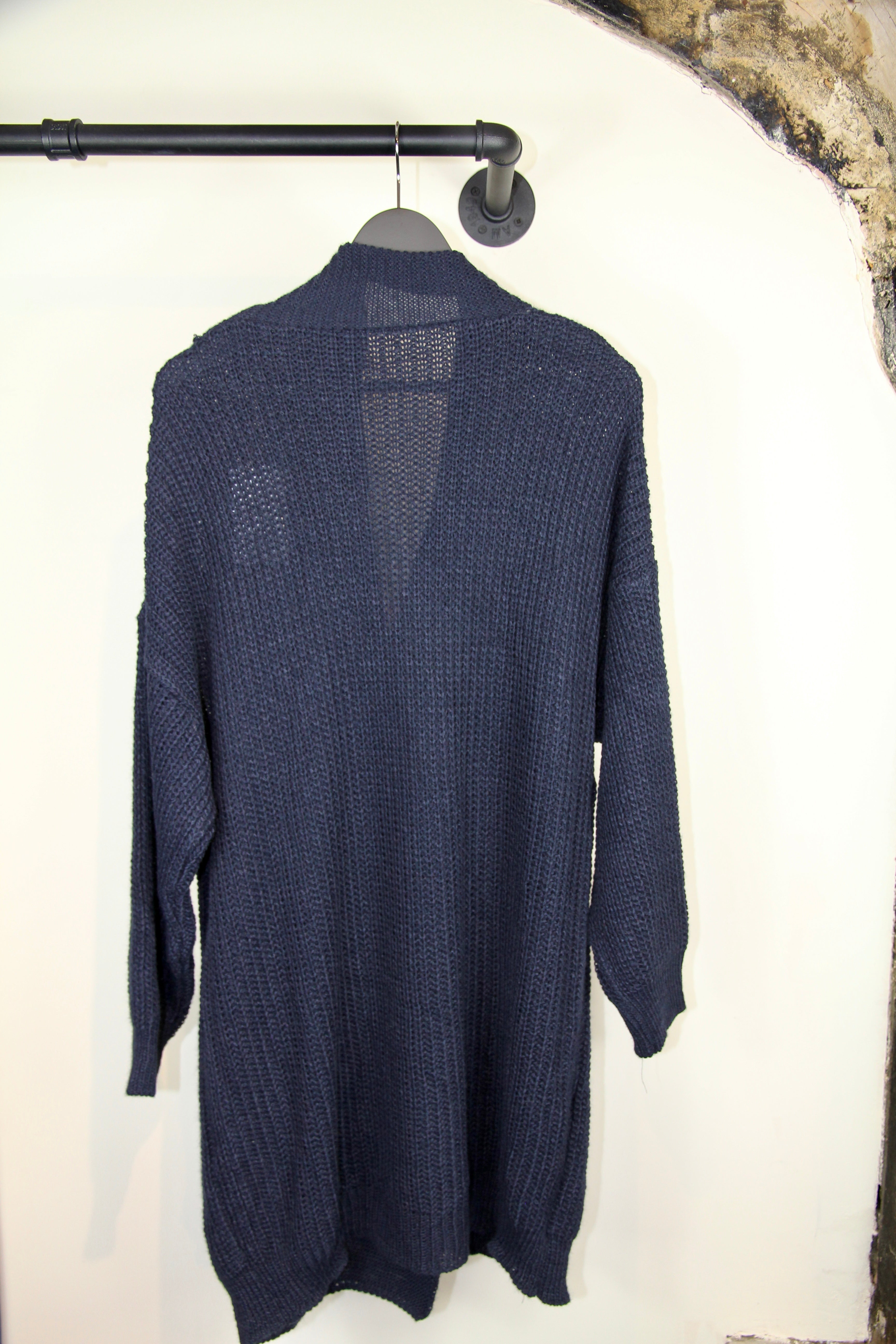Long Knit button Cardigan