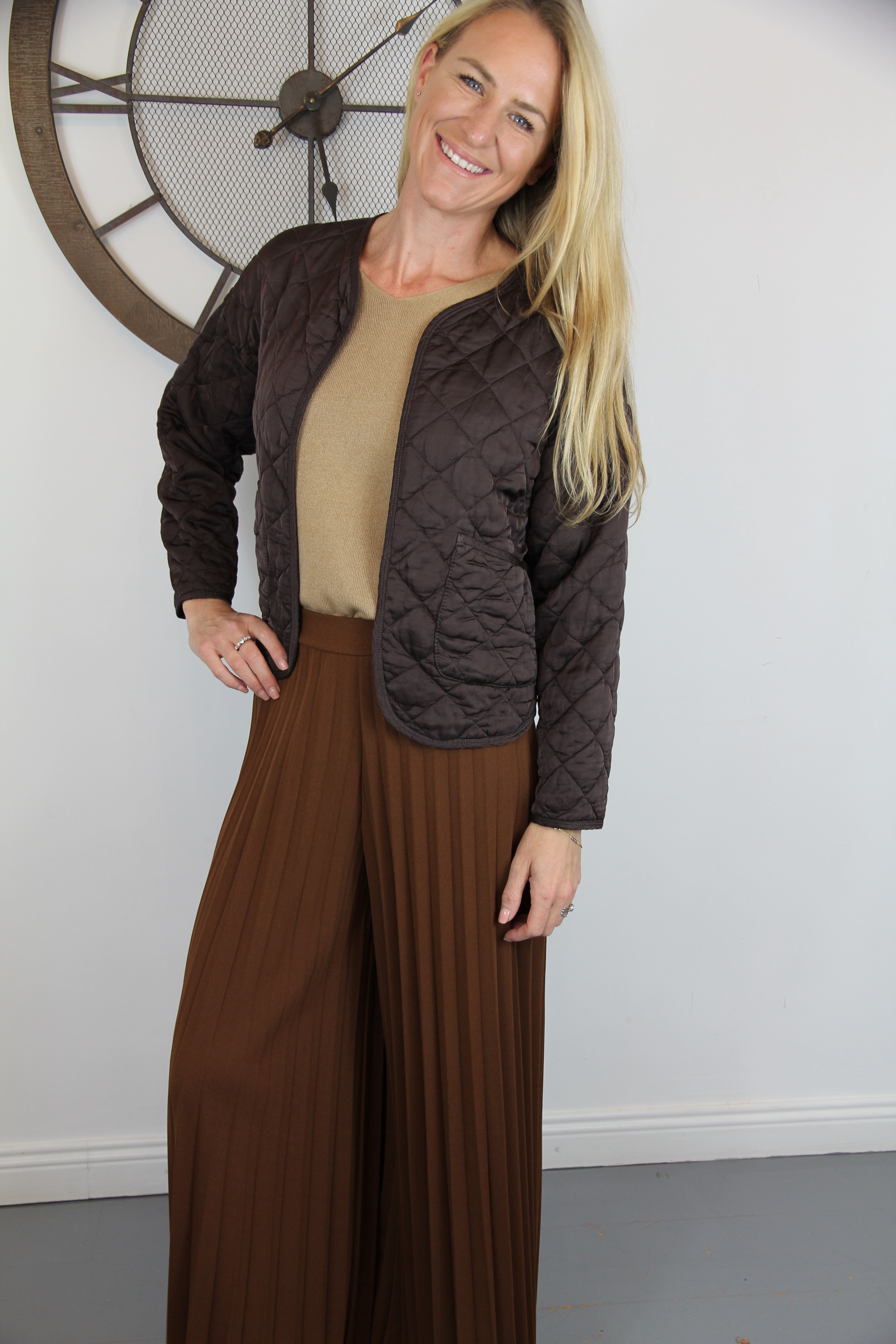 Quilted Bomber Jacket