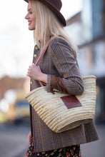 Woven straw bag | Henrietta Spencer Basket Bag